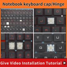 Replacement Key Cap&Hinge For MSI GP75 GL75 MS-17E4 LCD MS-17E3 MS-17E7-16J2 GE62 GS60 GS70 CX62 GT72 GE72 Keyboard Keys Keycaps