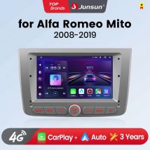Junsun 7 pollici Autoradio per Alfa Romeo Mito 2008 2009 2010 2011 - 2019 Wireless CarPlay Android Auto Multimediale Intelligente 4G