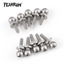 YEAHRUN 10Pcs/Set Alu Alloy Ball Head Joints for LOSI 1/24 Micro-B 1/28 Micro-T 2WD Buggy RC Car Upgrade Parts Accessories