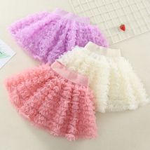 Mädchen Tüllröcke Chiffon Kinder Tutu Petticoat Rock Kids Cake Smash Flauschige Ballett Tanzröcke Party Prinzessin Mädchenkleidung