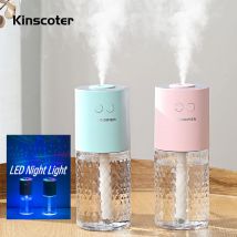 Kabelloser Luftbe feuchter Mini USB tragbarer wiederauf ladbarer Luftbe feuchter Reiniger Aroma diffusor mit bunter Projektions lampe