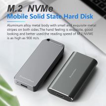 Blueendless Mini M.2 NVME Mobile Solid State Hard disk 2242 Portable All Aluminum TYPE-C Computer External Mobile Hard DriveBox