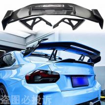 For BMW M2 G87 G42 100% carbon fiber AD type rear spoiler smooth black body kit rear wing 218i 220i 220d 230i coupe 2023-2025