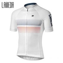LAMEDA Maglia da bicicletta da uomo Estate Cycliny Manica corta per uomo Abbigliamento da ciclismo Moisure Wicking MTB Top Camicie con 3 tasche