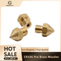 3PCS CR10S Pro Messing Düsen 1,75 MM 0,4 0,6 0,8 1,0 MM Extruder Düsen M6 Original Speziell für CR-10S PRO 3D Drucker Teile