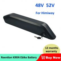 Kirin EBike Batterie 21700 48 V 52 V 20 Ah Elektrofahrradbatterie für Ariel Bafang 1500 W-350 W Motor