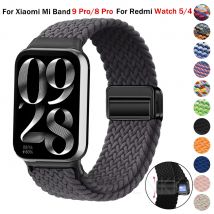 Nylon Strap Für Xiaomi Mi Band 9 Pro 8 Pro Smart Uhr Magnetische Strap Armband Armband Ersatz pulsera Für Redmi uhr 5 4