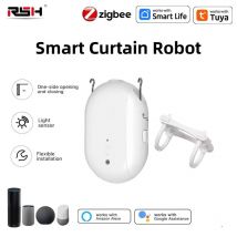 RSH Zigbee Tuya Smart Elektrische Vorhang Roboter Timing Auto Opener Näher Licht Sensor App Fernbedienung Unterstützung Alexa GoogleHome