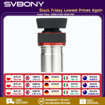 Oculare zoom Svbony SV215, 1,25 pollici 3-8 mm, con design parfocale, accessorio per telescopio per osservazione lunare e planetaria ad alta potenza