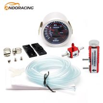 CNSPEED 2 "52mm Turbo Boost Gauge -1-2 Bar Lente di fumo per auto con kit controller Turbo Boost automatico regolabile 1-30 PSI