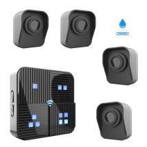 Allarme wireless per vialetto IP65 impermeabile con rilevatore di sensori di movimento PIR fino a 800 metri Sistema di allarme di sicurezza con portata di rilevamento