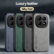 Custodia in pelle di lusso per Xiaomi Redmi Note 15 5G Custodia magnetica per auto Custodia per telefono per Redmi note15pro + Note14Pro + 5G Fundas
