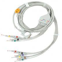 Compatible with Schiller EKG Cable with 10-Lead Leadwires ,IEC,Banana 4.0.
