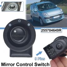Elektrischer Seitentürspiegelschalter 255704649R ABS Ersatz für Kangoo Master Twingo Megane Trafic 8200002442A