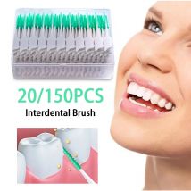 20/150Pcs Dental Floss Stick Tooth Cleaning Interdental Brush Dental Floss Pick Oral Hygiene Care Ultra-Fine Dental Floss Tooth