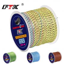 FTK 114M Starke PE Angelschnur 4 Stränge Geflochtene 0,16-0,35mm 20-50LB Angelschnur Multifilament Langlebige Angelschnur Pesca