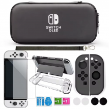 Dla Nintendo Switch Oled Case pakiet torba pakiet akcesoria do gier zestaw twarda osłona torba do