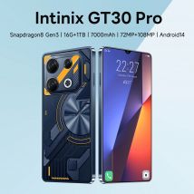 Originale Intinix GT30 Pro Snapdragon8 Gen3 16G + 1TB 7000mAh 72MP + 108MP 4/5G Rete Telefono Android Sbloccato Versione Globale