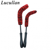 Lucullan Wheel Woolie Auto-Detaillierungsbürste, verstellbar, 40,6 cm, reinigt Felgen, verchromte Bremsstaub von Fässern und schwer zugänglichen Bereichen