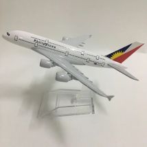 JASON TUTU 16 cm Philippinen Airbus A380 Flugzeugmodellflugzeug Druckguss-Metallflugzeuge im Maßstab 1:400