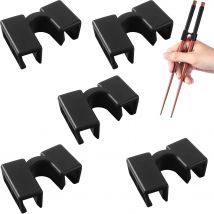 Packung mit 5 Essstäbchen-Trainings helfern wieder verwendbarer Kunststoff-Essstäbchen halter im japanischen Stil für Anfänger trainer oder Lernende