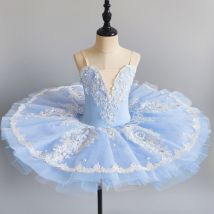 Mädchen profession elle Ballett Tutu Tanz kleid Performance Kostüm Kinder Ballerina Dance wear weißen Schwan See Pfannkuchen Prinzessin Kleider