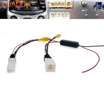 8 Pin Car Radio Reversing Rear Camera RCA Convertor 12V To 6V 5V Adapter Cable for Toyota Aygo Citroen C1 Peugeot 108 Android