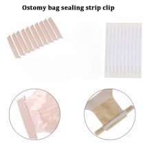 10 PCS Ostomy Bag Plastic Sealing Clip/ Ostomy Bag Clip Sealing Strip  One-Piece Two-Piece Stool Bag Universal