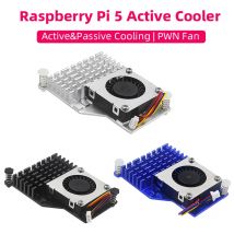 Raspberry Pi 5 radiatore attivo dissipatore di calore in alluminio ventola regolabile a velocità PWM