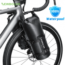 NEWBOLER 2025 Przenośna wodoodporna torba na widelec rowerowy 5L Przenośna torba na rower Torba na hulajnogę elektryczną Przednia torba na rower Torba na widelec rowerowy