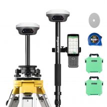 SingularXYZ Receptor GNSS económico E1 Lite Portátil Precisión de 1 cm Base GNSS resistente al agua y Rover para topografía de campo