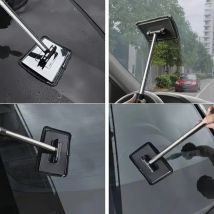 Auto Frontscheibe Anti-beschlag Pinsel Teleskop Langen griff Auto Haushalt Glas Sauber Pinsel Staub Entferner Werkzeug