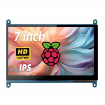 Raspberry Pi 7-Zoll-Bildschirm IPS LCD HDMI Display Touchscreen-Monitor 1024 * 600 Reaktionszeit 2-3 Sekunden