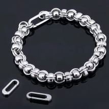 Kein Ausbleichen, Karabinerverschlüsse, Edelstahl-Armbandverbinder, Schnalle, Feder-Karabinerhaken, Karabiner für die Herstellung von DIY-Schmuckstücken