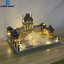 Model żaluzji Micro Mini Building Blocks Zestaw zabawek: architektura kultowa z podświetleniem LED Idealna dekoracja Oświetlenie Twojej przestrzeni