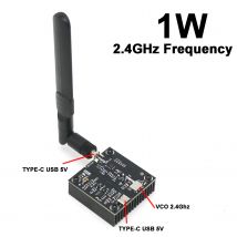 Sorgente di segnale generatore VCO da 1 W 2,4 Ghz Alimentazione integrata da 1 W con antenna per altoparlante Bluetooth 2.4G WIFI BT Wifi Camera