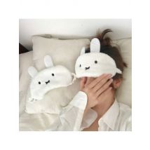 Kawaii Miffy Plush Eye Mask Cartoon Nap Rest Blackout Mask Portable Travel Night Sleep Eye Mask Boys and Girls Christmas Gift
