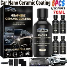 1-5x rivestimento in nanoceramica grafene tecnologia avanzata Super idrofobo manutenzione liquido UV Glow protezione idrofoba della vernice