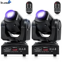 Yiflamefly 2 pezzi 100W LED modello di luce luce effetto stgae luce a testa mobile con telecomando DMX per concerti di nozze club KTV