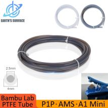 Mini stampante 3D Tubo PTFE Tubo Bambulab Ptfe da 1,75 mm 4 m Bianco Grigio AMS LITE per Bambu Lab Tubo Ptfe 2,5 mm 4 mm Parti di filamenti