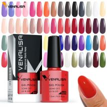 Venalisa Nail Gel Polish TPO FREE HEMA FREE Soak Off UVLED Gel Varnish Full Coverage Super Texture Gorgeous Nail Manicure 7.5ml
