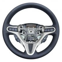 Autozubehör Leder handgenähte Auto-Lenkradabdeckung für Honda Fit Jazz City 2009–2013 Insight 2010–2014 2011 2012