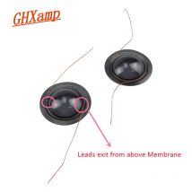 GHXAMP 28mm Dome Hochtöner Durchscheinende Schwingspule für Dynaudio Hivi Morel usw. Lautsprecher-Höhen-Reparaturen 2 Stück