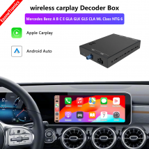 EzoneTronics Bildschirm-Upgrade-Kit, Decoder-Box, CarPlay Android Auto Mirror Link für Mercedes Benz A/B/C/E/GLA/GLK/GLS/CLA/ML NTG6