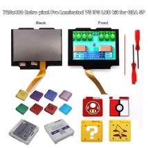 V5 Drop in schermo IPS prelaminato per kit LCD GBA SP per Gameboy Advance SP con nuovo guscio alloggiamento