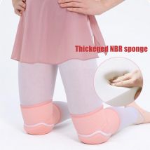 RGGQQ 1 Paar Kinder-Knieschoner, rutschfeste, gepolsterte Schwamm-Kniebandage, atmungsaktiv, flexibel, elastisch, Kniestütze für Fußball, Tanz, Sport