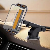 Homhu Car Suction Cup Phone Holder for Z Fold 7 6 Phone Stand Dashboard Phone Bracket for Ipad 4.7-14" IPhone 17 Pro Max Samsung