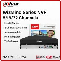 Dahua WizMind 8 16 32-kanałowy rejestrator sieciowy NVR5208-XI NVR5216-XI NVR5232-XI AcuPick Rozpoznawanie twarzy Metadane wideo EPTZ 4K