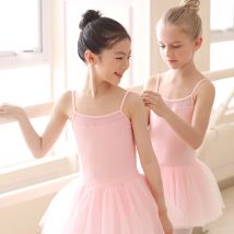 Mädchen Ballett Kleid Badeanzug Für Tanzen Leibchen Mesh Spleißen Trikot Tanz Ballett Tutu Kleid Prinzessin Kleid Kinder Pettiskirt