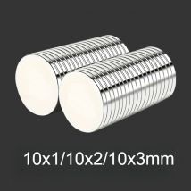 10x1/10x2/10x3mm-20/50/100pcs circular refrigerator magnets widely used in offices DIY Whiteboard, kitchen tool storage nail art